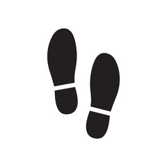 Foot steps vector icon. Footstep flat sign design. Foot step symbol pictogram. UX UI icon