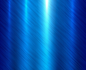 Metal blue texture background, brushed metal texture plate pattern, shiny metallic texture.