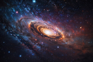 Wall Mural - colorful space galaxy cloud nebula. stary night cosmos. universe science astronomy. supernova backgr