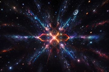 Wall Mural - colorful space galaxy cloud nebula. stary night cosmos. universe science astronomy. supernova backgr