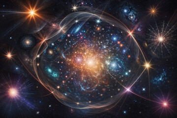 Wall Mural - colorful space galaxy cloud nebula. stary night cosmos. universe science astronomy. supernova backgr