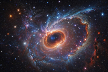 Wall Mural - colorful space galaxy cloud nebula. stary night cosmos. universe science astronomy. supernova backgr