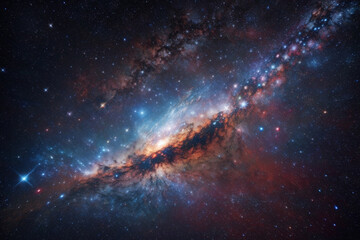 Wall Mural - colorful space galaxy cloud nebula. stary night cosmos. universe science astronomy. supernova backgr
