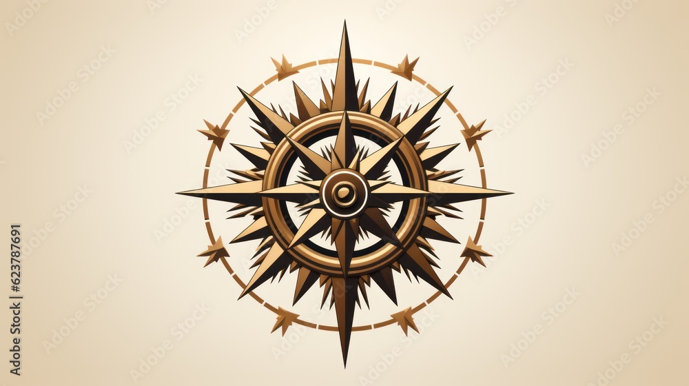 Compasses Roses Ai compass rose, ai generative Stock Illustration | Adobe Stock