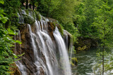 Fototapeta Łazienka - Small but beautiful waterfalls of Rastoke