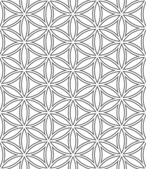 Sticker - Seamless vector geometric pattern. Background vector illustration. Geometric grid pattern.