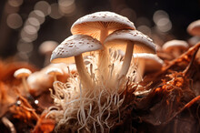 Macro Photo Of A Mushroom