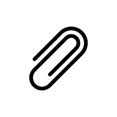 Leinwandbilder - attach link icon symbol. paper clip icon sign, file document symbol , attachment icons