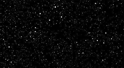 snow, stars, twinkling lights, rain drops on black background. abstract vector noise. small particle