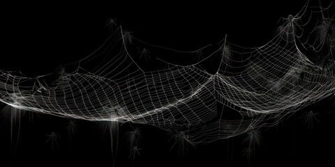 spider web in the morning