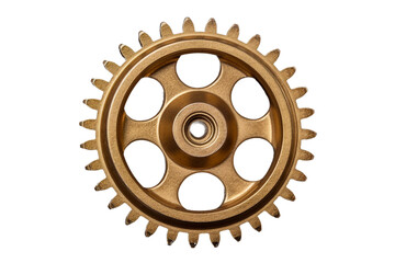 Gear wheel. isolated object, transparent background