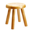 Milking stool. isolated object, transparent background