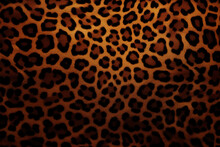 Real Skin Texture Of Leopard Seamless Pattern. Animal. Illustration, Generative AI.