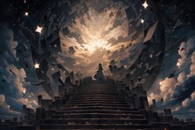 Arrivo Di Esseri Sconosciuti: Il Momento In Cui Dio E Il Diavolo Spuntano Dalla Porta Dimensionale - Generative AI 2