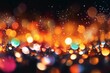 a random glittering in colorful bokeh night life festival background pattern style
