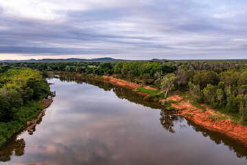 Wall Mural - Daly River reflections