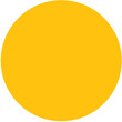 Digital png illustration of orange circle on transparent background