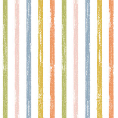 autumn stripe pattern, colorful stripes seamless background, hand drawn brush strokes. vector grunge