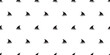 black white shark fin seamless pattern