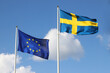 EU and Swedish flags