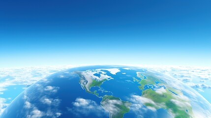 the theme of world ozone day is to protect the earth and protect the environment,ai generated.
