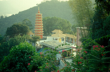 Poster - ASIA CHINA HONGKONG TOUSEND BUDDHAS MONASTERY