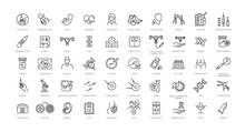 Set Of Reproductive Health Icons