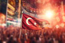 30 Ağustos. Victory Day Is A National Holiday Of Turkey. Anitkabire. Flag Symbol Of Turkey. Zafer Bayramı. Celebration Republic. 30 August Kutlu Olsun Greeting Card Template. Generative AI