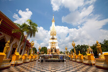 Chedi At Wat Phra That Phanom, That Phanom District, Nakhon Phanom Province