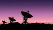 © OMIA - Satellite dish sky sunset