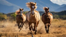 Strong And Beautiful Horse Animal AI Generated Image