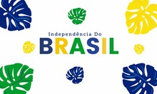 7 De Setembro, Independencia Do Brasil, (translation: 7 September, Independence Day Of Brazil), Brasil Independence Day Poster Design