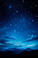 Wall Mural - Star night sky , background
