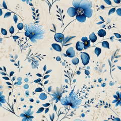  Flower pattern, seamless textre, fabric wallpaper.
