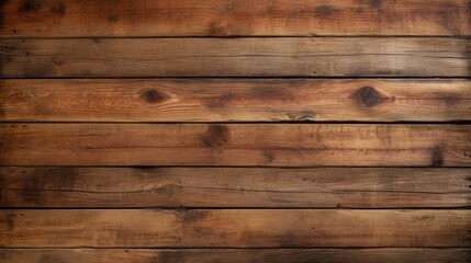 Canvas Print - Old plank wood texture background. Generative AI