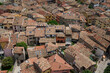 Rooftops in Malcesine viewed from above, Italy