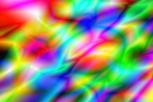 Multi Color Gradient Zigzag Waves And Curves
