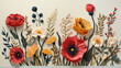 © Ahmad - poppy flowers in a field HD 8K wallpaper Stock Photographic Image