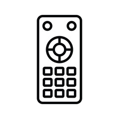 Wall Mural - remote control icon vector design template in white background