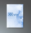 © REZI - Cover template with watercolor background. Design for your cover, date, postcard, banner, logo.