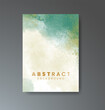 © REZI - Cover template with watercolor background. Design for your cover, date, postcard, banner, logo.