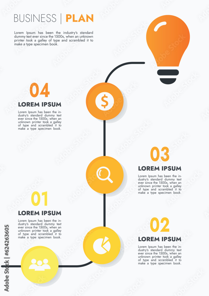 Infographic template for presentations and features data visualization ...