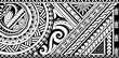 Armband tattoo in tribal Polynesian style