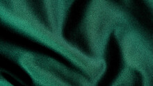 Green Fabric Cloth Background Texture