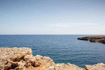 Sticker - coves of a beach in mallorca spain