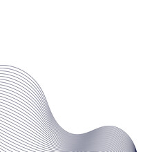  Abstract Wave Curves As Corner Borders, Elevating The Overall Look Of The Technology Inspired Background Design.