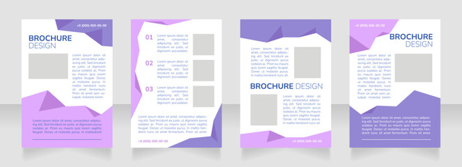 Wall Mural - student council in university blank brochure layout design. vertical poster template set with empty 