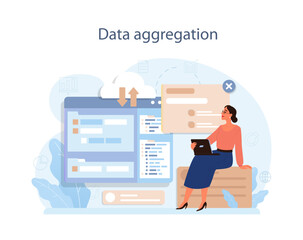 Wall Mural - predictive analytics. process of using data to forecast future outcome.