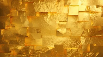 Wall Mural - abstract gold background, golden wall, generative ai