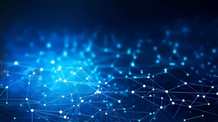 Modern futuristic net working technology background. Generative ai design.